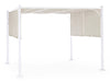 Gazebo moderno per giardino e veranda Slide, pergolato scorrevole di design