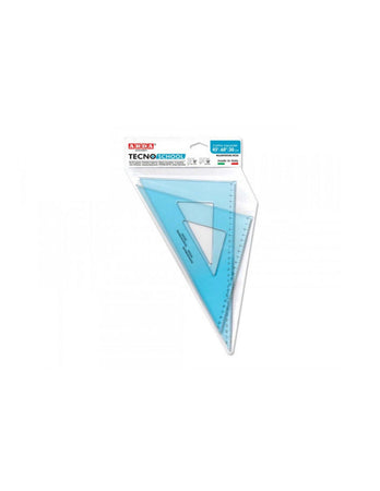 Set di Squadre 45o e 60o Tecnoschool 30 cm
