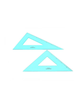 Set di Squadre 45o e 60o Tecnoschool 35 cm