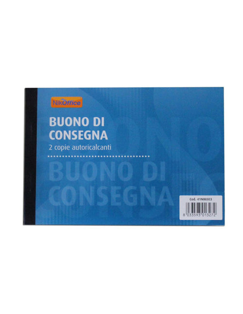 Buono consegna autoricalcante 2 copie 11,5x16,5 cm
