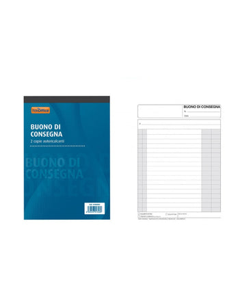 Buoni di consegna in duplice copia autoricalcante A5