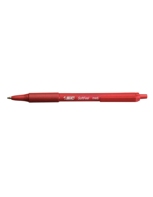 Bic Penna Sof Feel Grip Rossa 12 pezzi