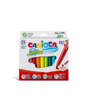 Pennarelli Carioca Jumbo da 24 pezzi