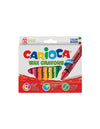 Pastelli a cera Wax Crayons 12 pezzi Carioca