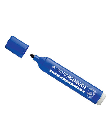 Marcatore tratto marker punta tonda blu cf.20