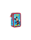 Astuccio 3 zip Mickey