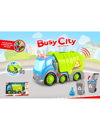 KiddyGO Camion dei Rifiuti Luci Suoni