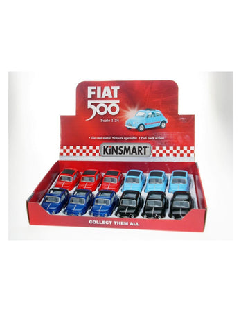 Auto Fiat 500 Old 1:24 retrocarica