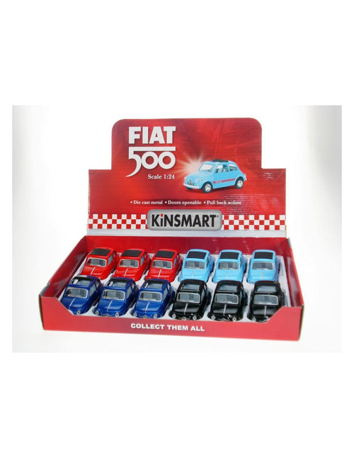 Auto Fiat 500 Old 1:24 retrocarica