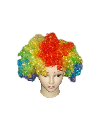 Parrucca riccia multicolor Topwell