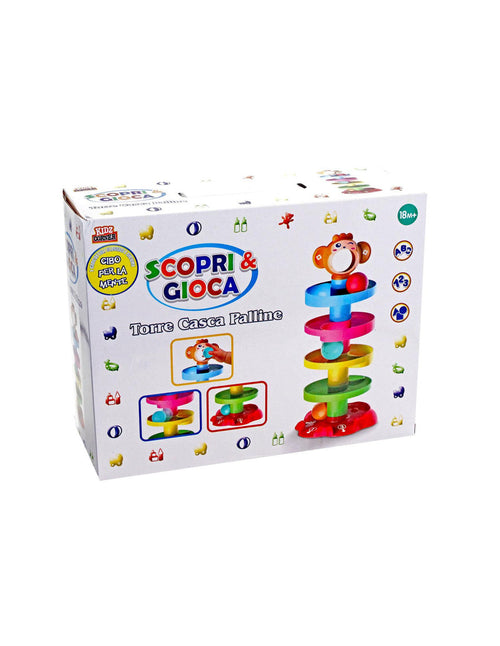 Torre Colorata Scimmietta con Palline