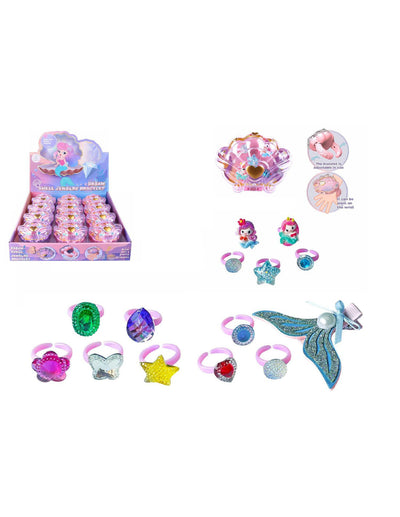 Bracciale Conchiglia con Gioielli 3 ass