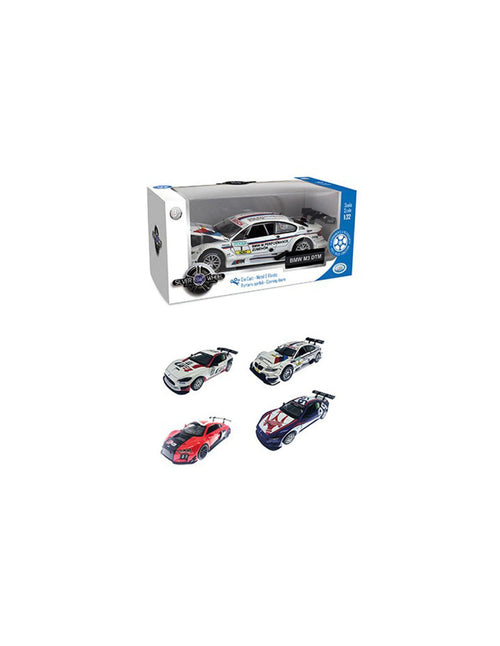 Auto Sportive Silver Wheel Retrocarica 1:24