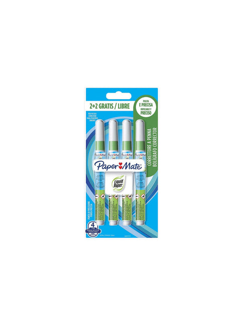 Correttore penna liquid paper np10 bls. 2+2gratis