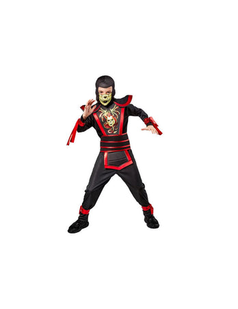 Costume Guerriero Ninja Rosso