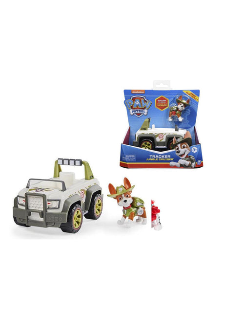 Paw Patrol Tracker Personaggio con Veicolo