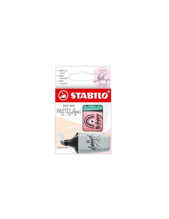 Stabilo boss mini evidenziatore pastellove 3pz