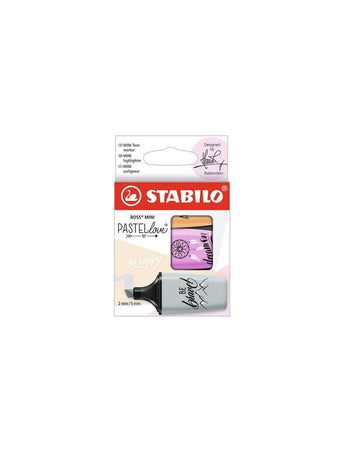 Stabilo mini evidenziatore pastellove 3pz