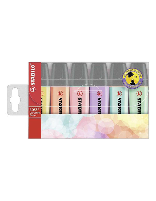 Evidenziatori Stabilo Boss Pastel 6 pezzi