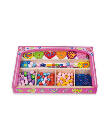 Perline legno in scatola Kidz Corner