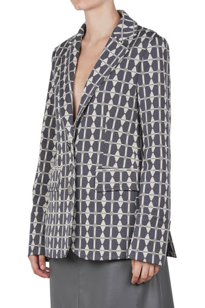 MALIPARMI Maliparmi - Giacca - 460727 - Grigio/Avorio da donna