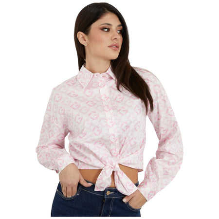 Guess camicia rosa DEA BOWED W4RH59 WE2Q0