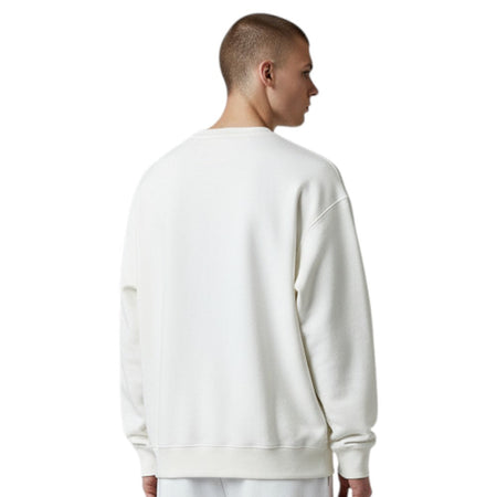 ICON felpa bianca logo grande ICUF2W6F001