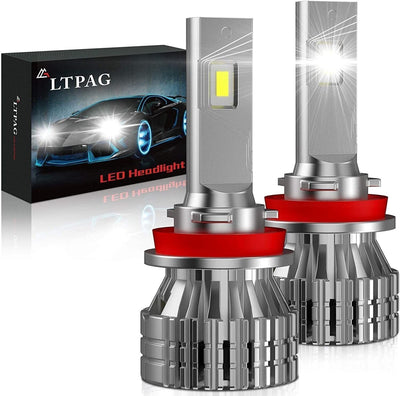 H11 LED Lampadine per Auto, LTPAG 16000LM 100W Lampadine H11 LED Kit Lampada