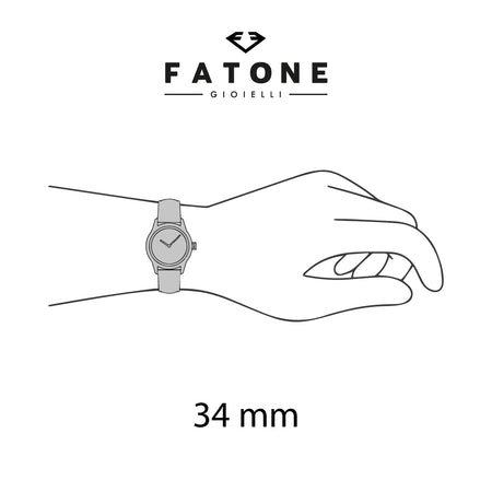 D1 MILANO Orologio Unisex D1 Milano D1-UTBL05 34 mm da donna