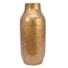 Vaso decorativo natalizio in terracotta oro antico da 50 cm per interno