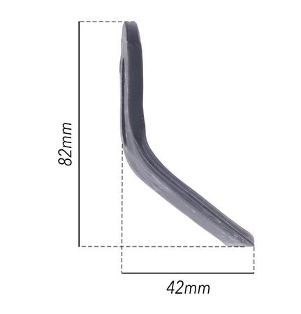 Coltello trincia a Y lunghezza 82mm adattabile Noremat 103006