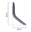 Coltello trincia a Y lunghezza 82mm adattabile Noremat 103006