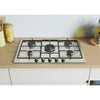 PIANO COTTURA A GAS 5 FUOCHI 75CM A INOX