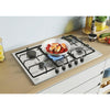 PIANO COTTURA A GAS 5 FUOCHI 75CM A INOX