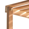 Scaffale Libreria Porta Piante in legno bambù 62x25 H 103 cm Funzionale ed Elegante