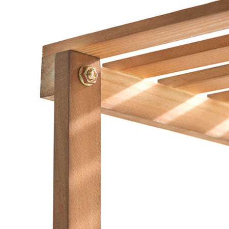 Scaffale Libreria Porta Piante in legno bambù 62x25 H 103 cm Funzionale ed Elegante