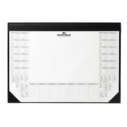 Sottomano Con 25Fg C/Calendario Biannuale 59X42Cm Durable