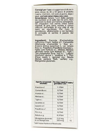 Camomilla complex 100ml, Escolzia, Passiflora, Lavanda, Melissa, Manganese, Gemmoderivati rilassamento mentale