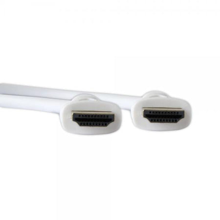 Techly Cavo Hdmi 0,5 Metri Terminali Oro Ethernet 4k Bianco Retail