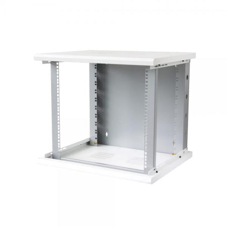 Armadio Rack 19'' a muro 13 unità sezione unica prof. 500mm Bianco