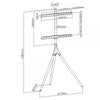 Supporto a Pavimento Cavalletto Tripod per TV LCD/LED/Plasma 45-65''