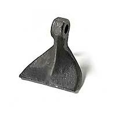Mazza trincia lunghezza 100mm larghezza 110mm attacco 22mm con foro Ø 16,5mm adattabile a Ferri, Perfect e Vigolo