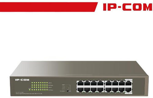 IP-COM Switch 16 porte Gigabit Desktop/Rackmount PoE - G1116P-16-150W