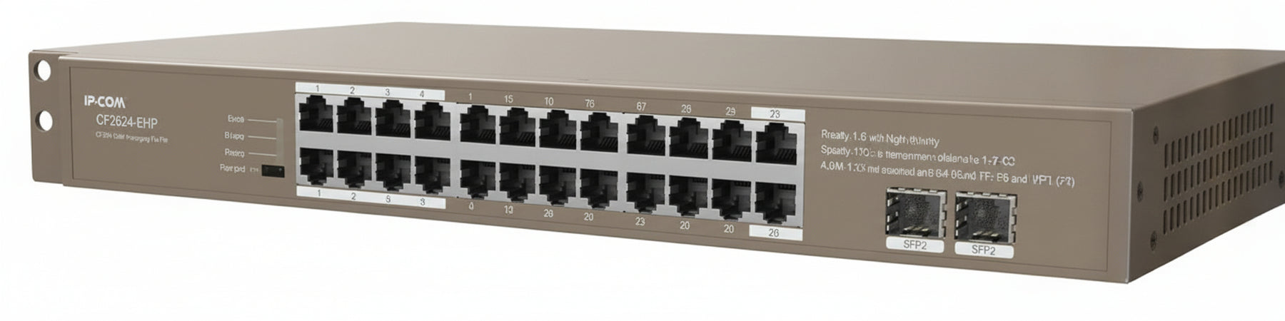 Switch Unmanaged 24 Porte PoE 100/1000 + 2SFP 410W