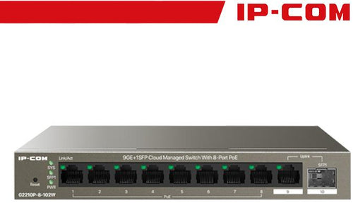 Switch IP-COM G3210P 8 porte PoE Gigabit