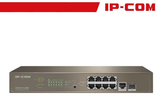 IP-COM Switch L3 Managed PoE 8 porte 10/100/1000 50W - G5310P-8-150W