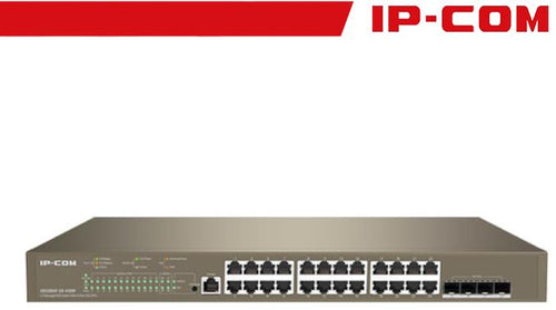 Switch PoE Cloud Managed 24 port GE + 4 SFP+ G5328XP-24-410W