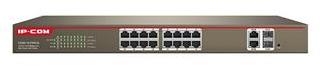 Switch managed 16 porte 100M+2 port Gigabit TP/SFP Combo PoE