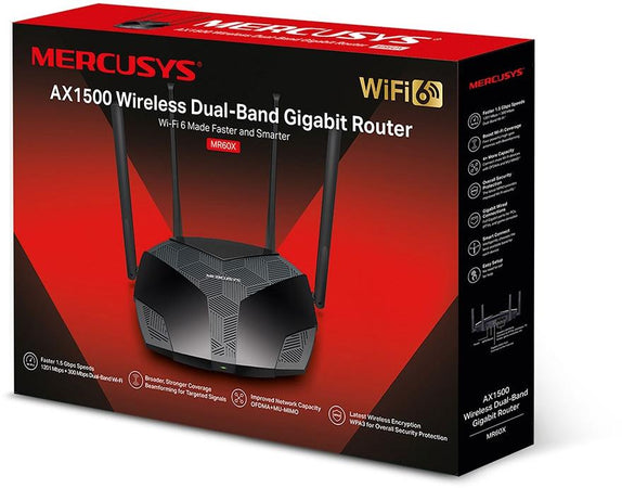 Router Wireless AX1500 - Agile Config - Mercusys MR60X