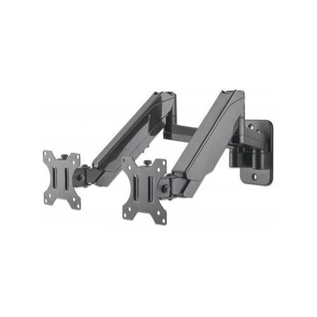 Staffa a Muro con Molla a Gas per due Monitor 17-32''